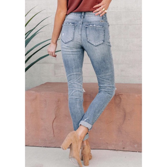 NWT Kancan Distressed High Rise Skinny KC8356M - Picture 3 of 6